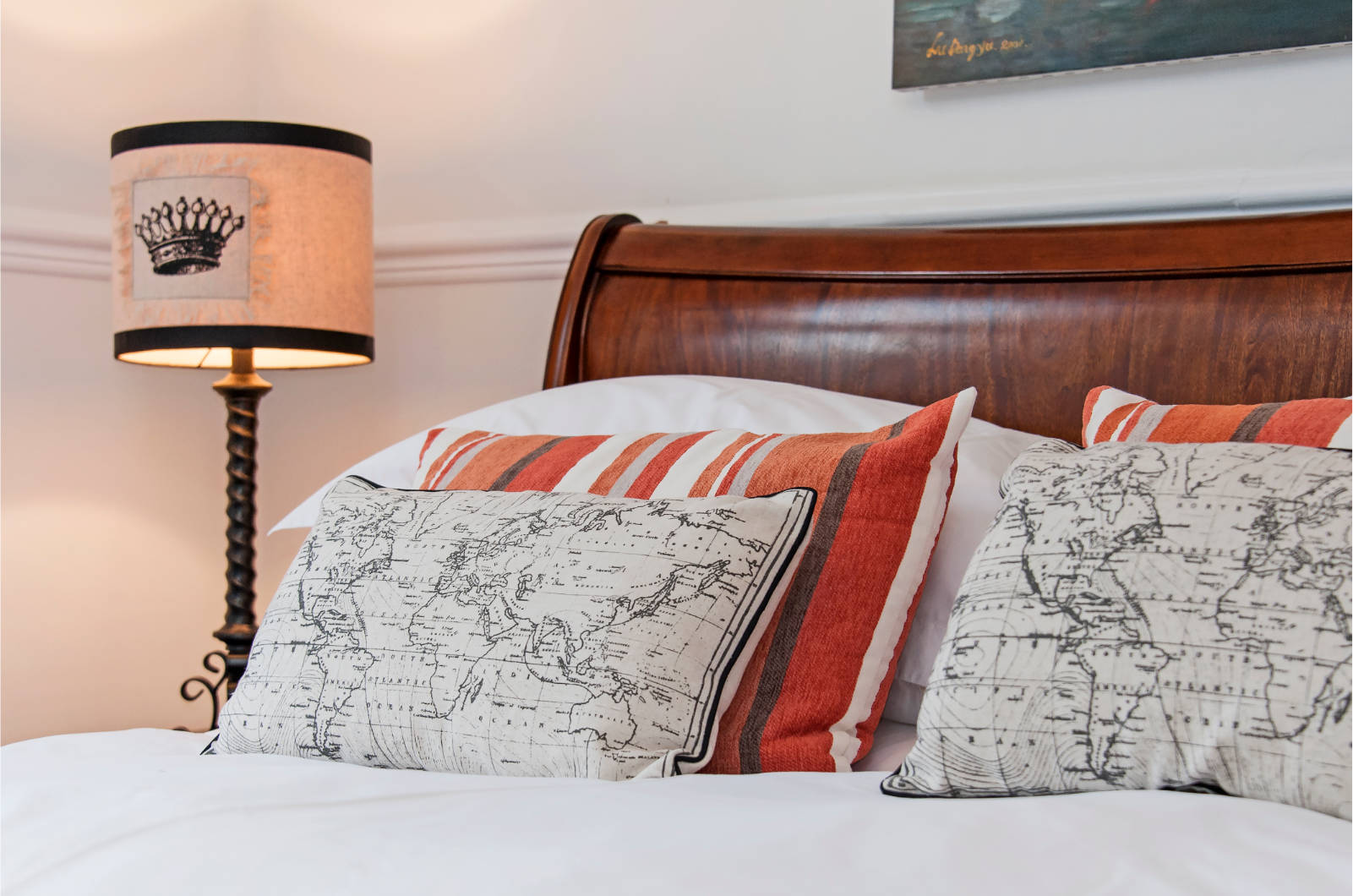 Bedroom detail at Apple Tree